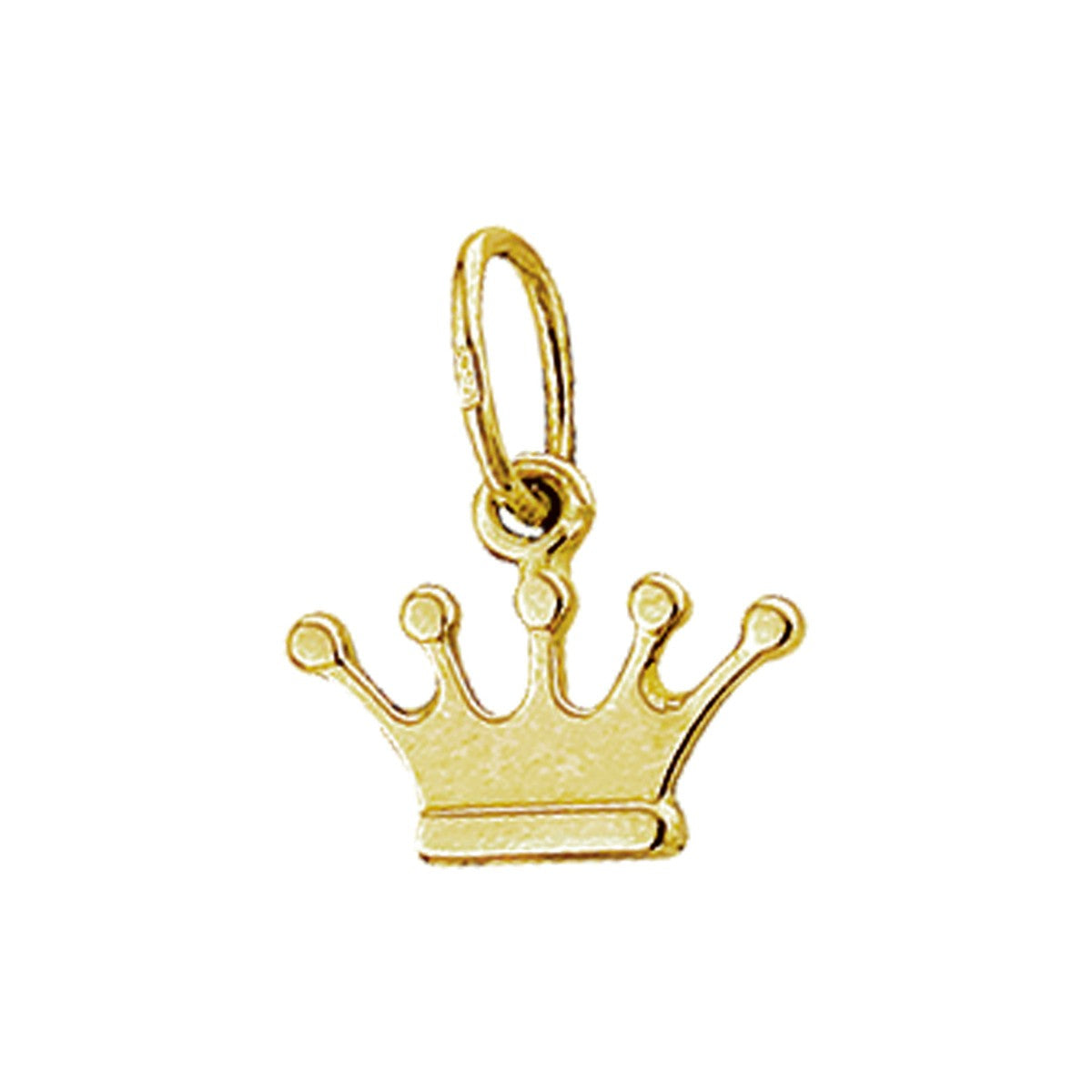 14K geelgoud hanger kroon 4012074 - PansiteNederland.nl