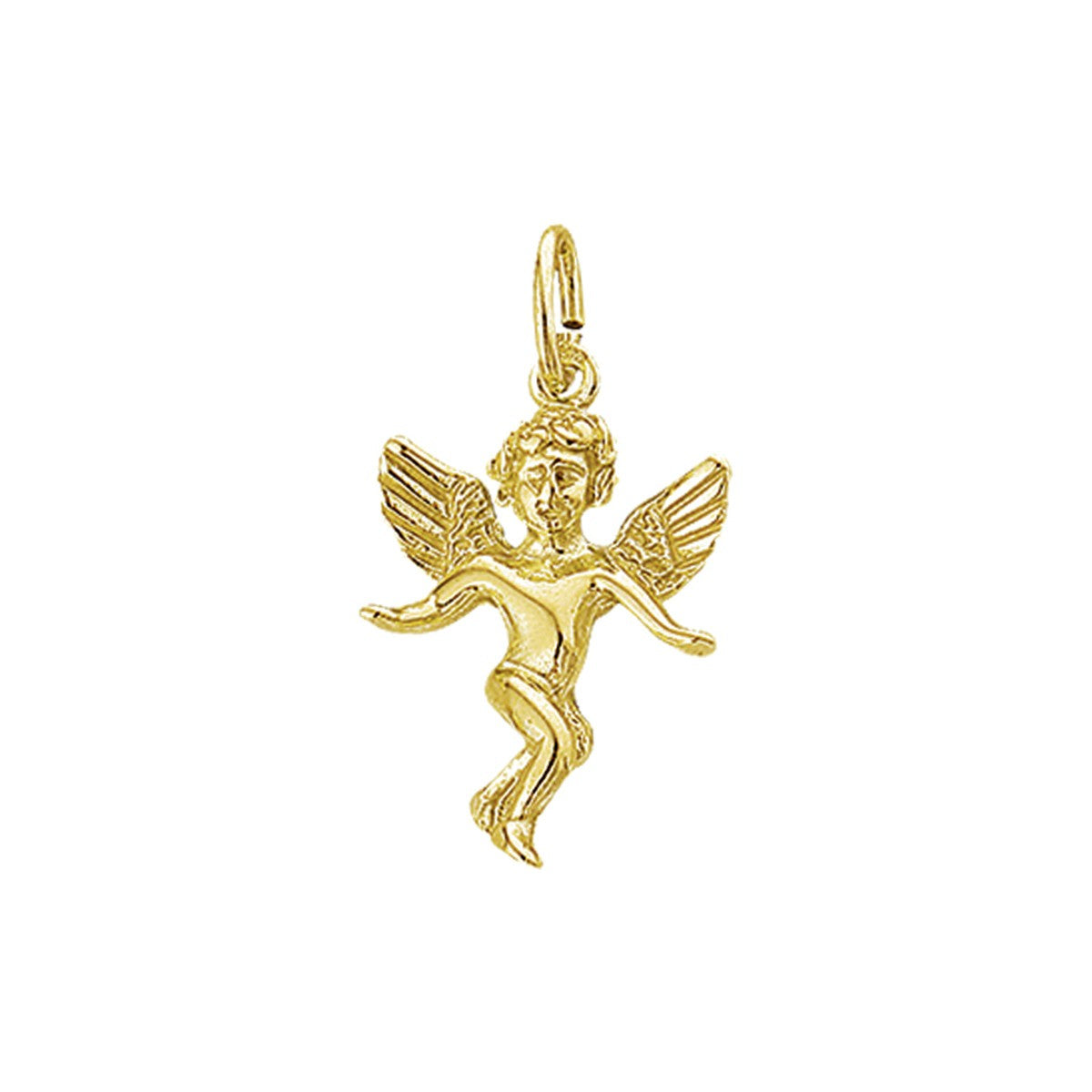 14K geelgoud hanger engel 4012366 - PansiteNederland.nl