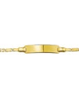 14K Geelgoud Graveerarmband Valkenoog Plaat 5,0 mm 4012448 - PansiteNederland.nl