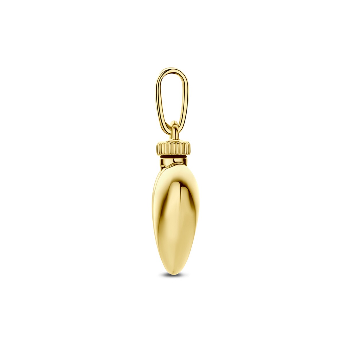 Urnhanger hart 17 mm 14K geelgoud