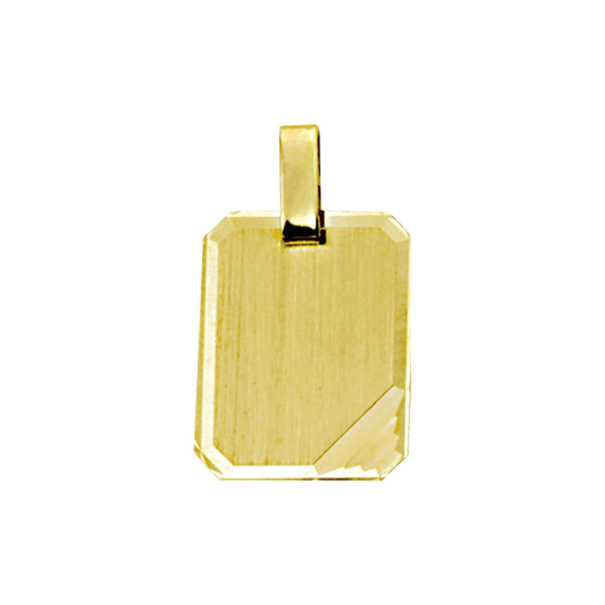 14K geelgoud graveerhanger mat gediamanteerd 4013232 - PansiteNederland.nl