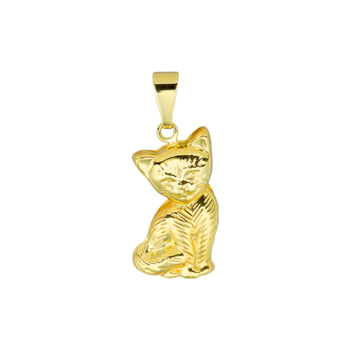 14K geelgoud hanger poes 4014843 - PansiteNederland.nl