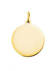 14K geelgoud graveerhanger mat gediamanteerd 4006183 - PansiteNederland.nl