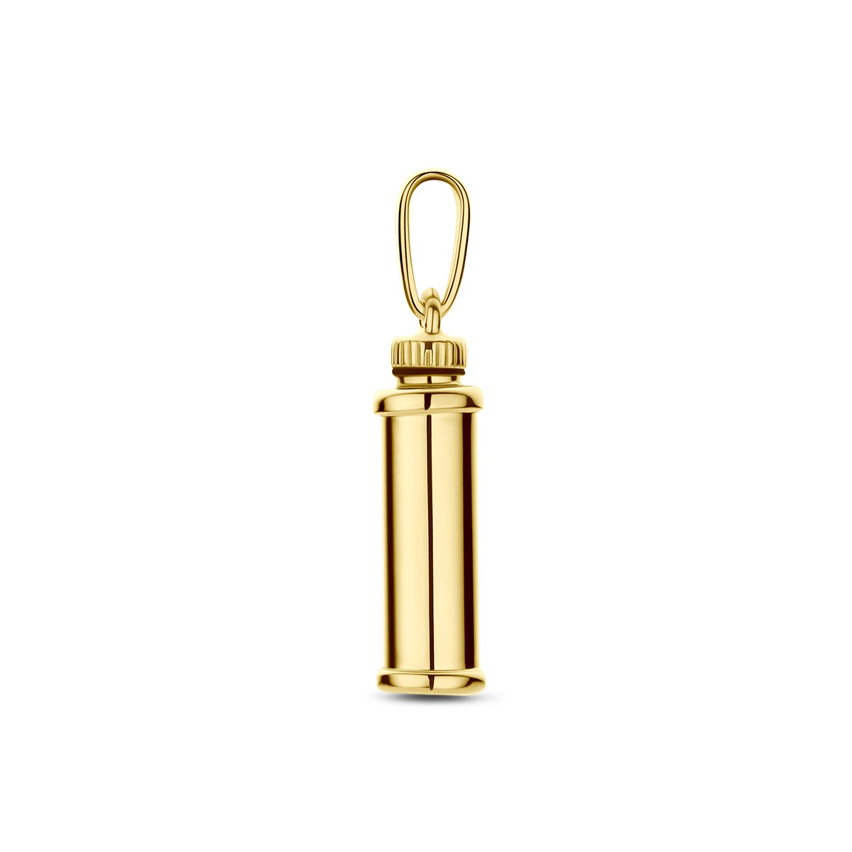 Urnhanger poli 19 mm 14K geelgoud