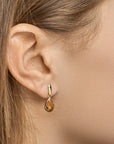 14K Geelgoud Oorhangers Citrien 4017178 - PansiteNederland.nl