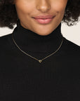 14K geelgoud collier hart 41 + 4 cm 4017385 - PansiteNederland.nl