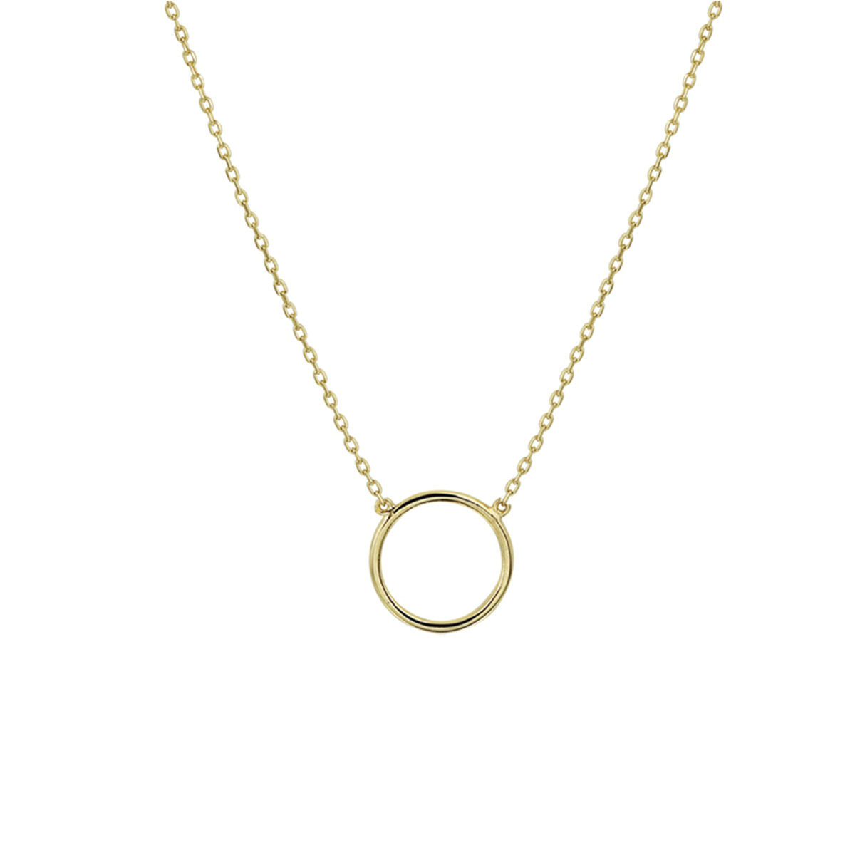 14K geelgoud collier rondje 40 - 44 cm 4018213 - PansiteNederland.nl