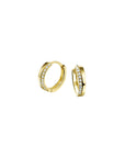 14K geelgoud klapoorringen zirkonia 2,5 x 12 mm - 4018315 - PansiteNederland.nl