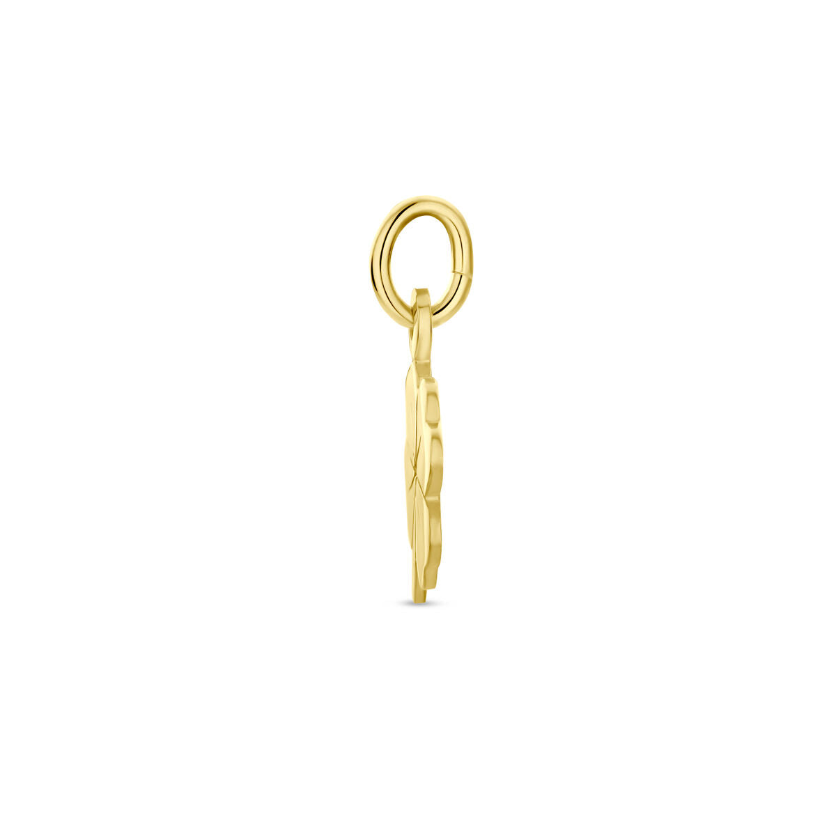 Hanger klavertje 14K geelgoud