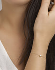14K Geelgoud Armband Zirkonia 1,0 Mm 16 + 2 Cm 4018565 - PansiteNederland.nl