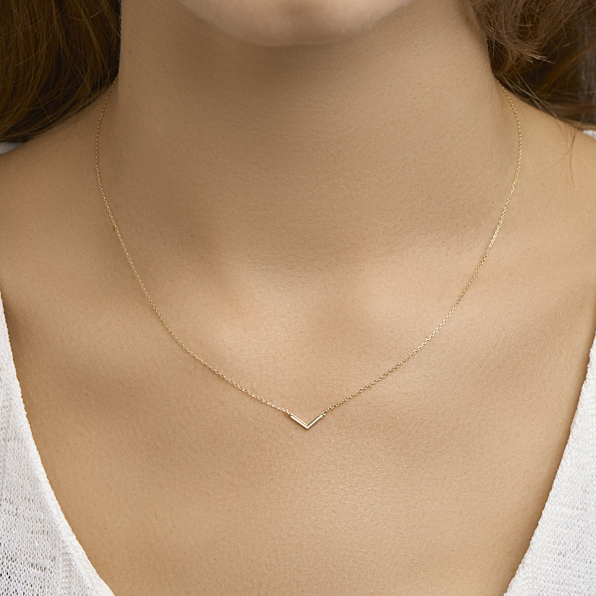 Collier v 40 - 42 - 44 cm 14K geelgoud