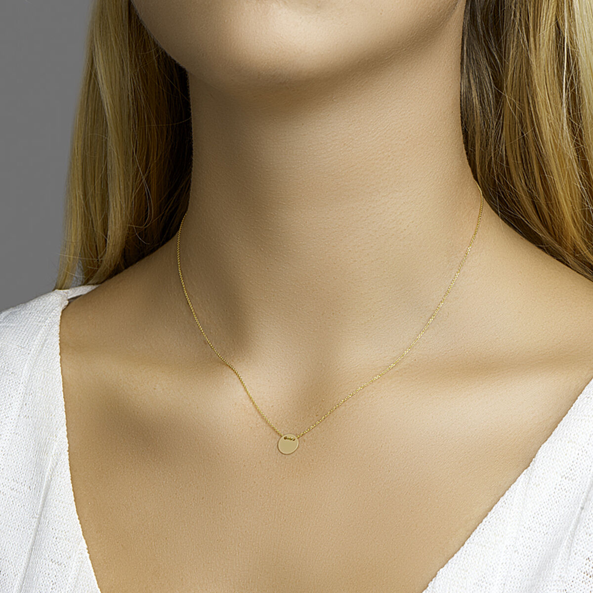 14K geelgoud collier rondje 1,0 mm 40 - 42 cm 4019032 - PansiteNederland.nl