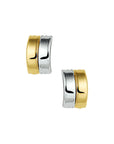 14K Bicolor Geelgouden Oorknoppen Boogjes - 4019090 - PansiteNederland.nl