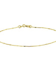 14K Geelgoud Armband Venetiaans En Staafjes 0,9 Mm 18 Cm 4019336