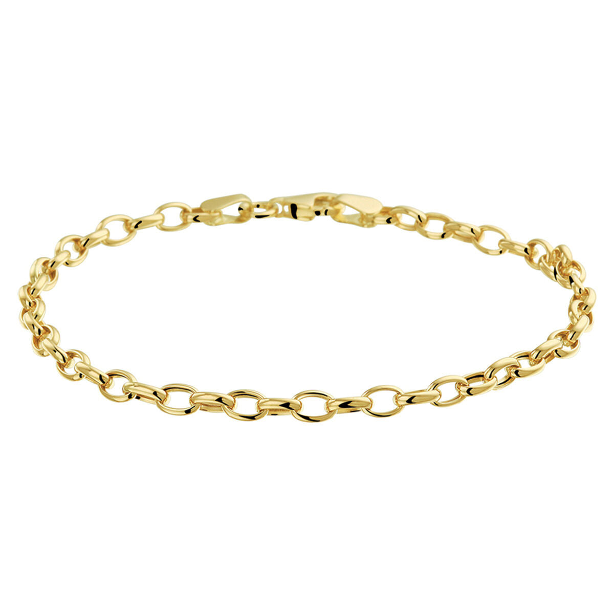 14K Geelgouden armband anker 3,5 mm 18,5 cm 4019494