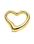 14K geelgoud hanger hart 4019585 - PansiteNederland.nl