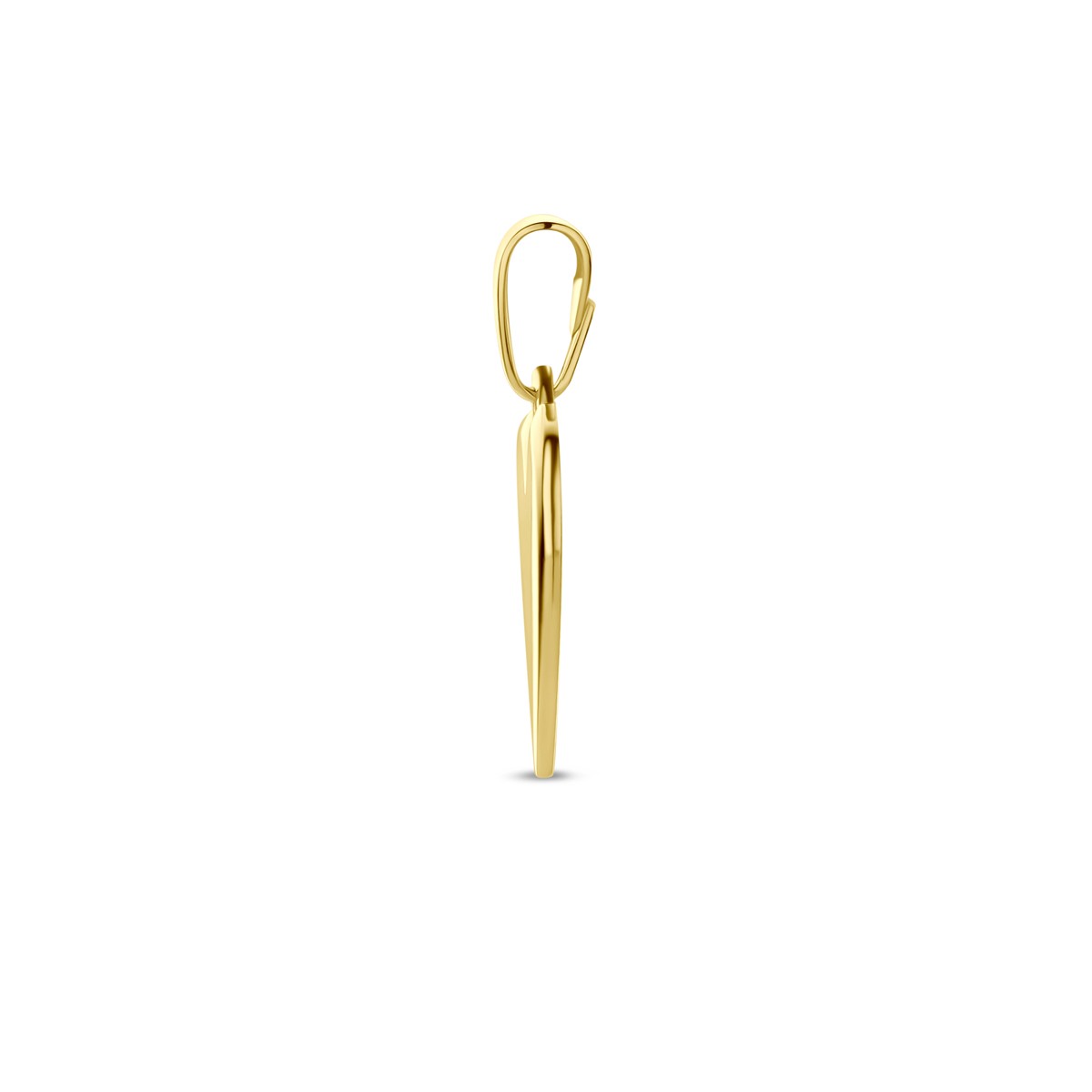 Graveerhartje 14K geelgoud