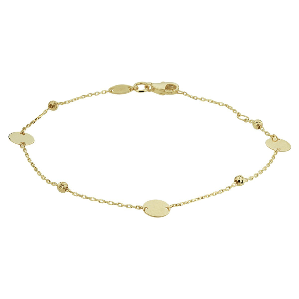 14K Geelgoud Armband Rondjes 17 - 19 Cm 4020095 - PansiteNederland.nl