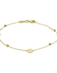 14K Geelgoud Armband Rondjes 17 - 19 Cm 4020095 - PansiteNederland.nl