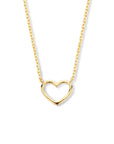 14K geelgoud collier hart 40 - 42 - 44 cm 4020135 - PansiteNederland.nl
