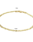 14K Geelgoud Armband Valkenoog Met Tussenstuk 3,3 mm 4020225 - PansiteNederland.nl