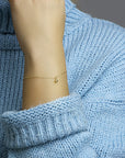 14K Geelgoud Armband Hart 16,5 - 18,5 Cm 4020299 - PansiteNederland.nl