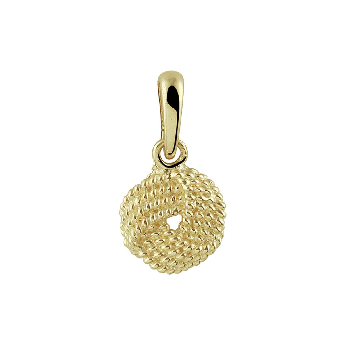 14K geelgoud hanger knoop 4020300 - PansiteNederland.nl