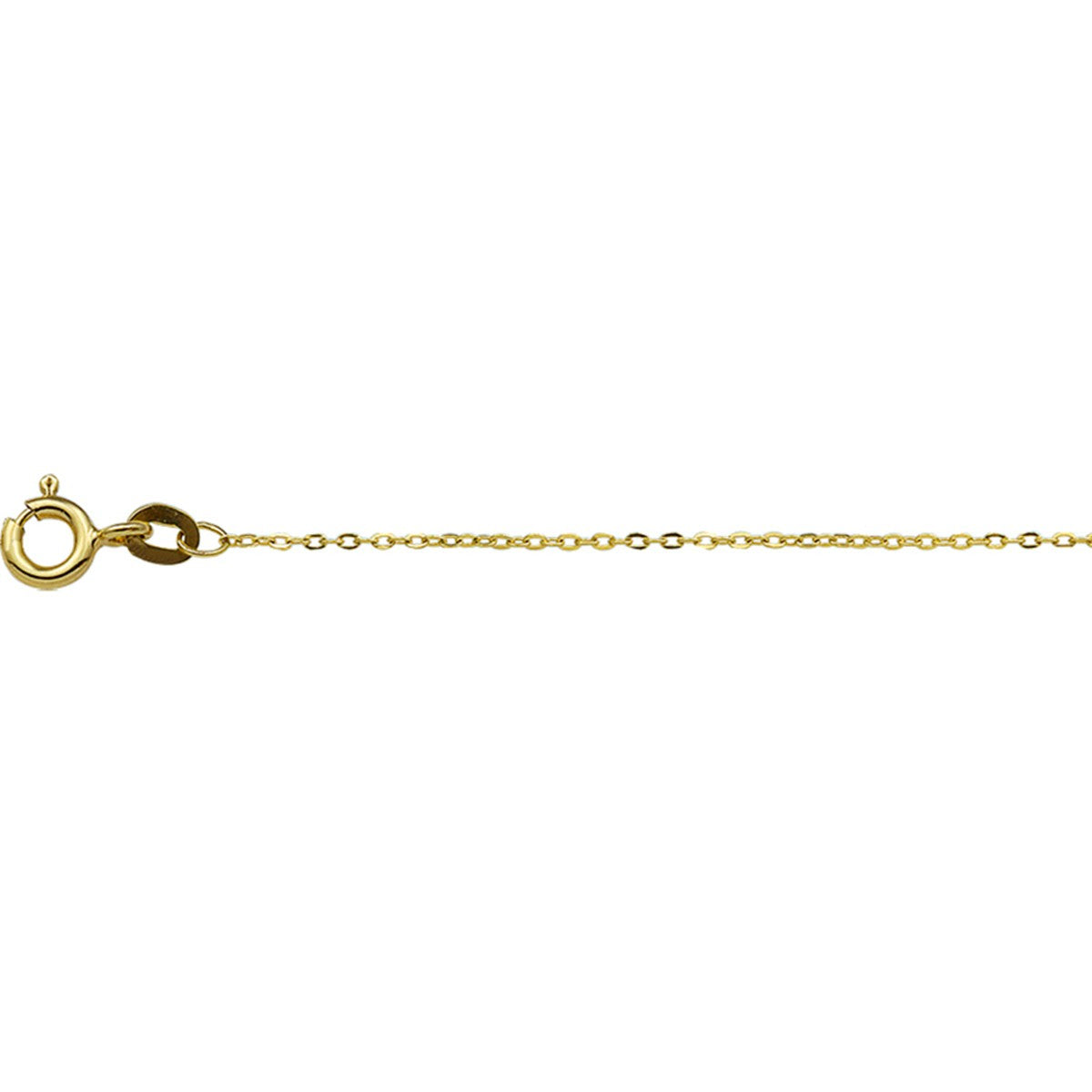 14K geelgoud collier anker plat 1,0 mm 41 - 43 - 45 cm 4020507 - PansiteNederland.nl