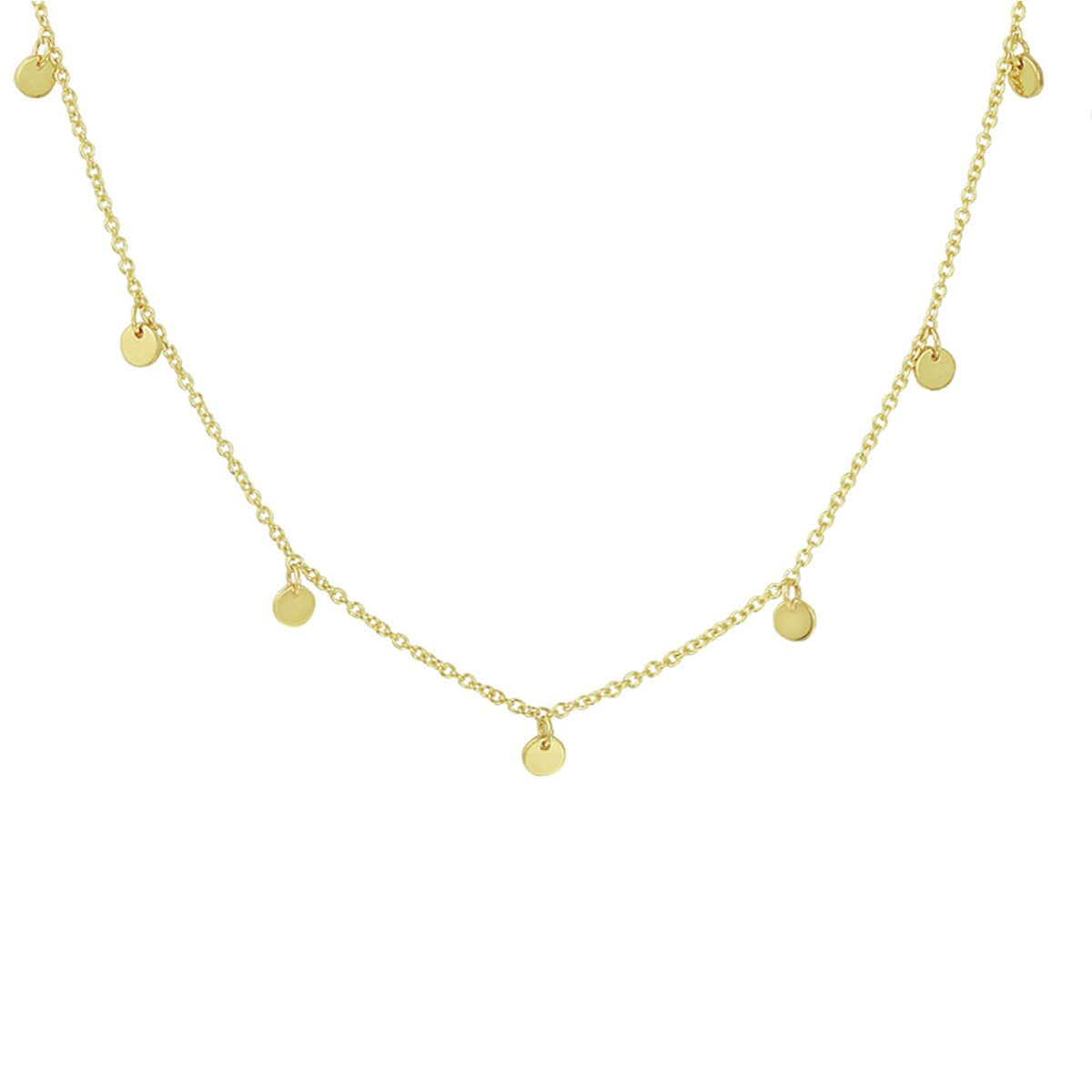 14K geelgoud collier rondjes 41 - 43 - 45 cm 4020509 - PansiteNederland.nl