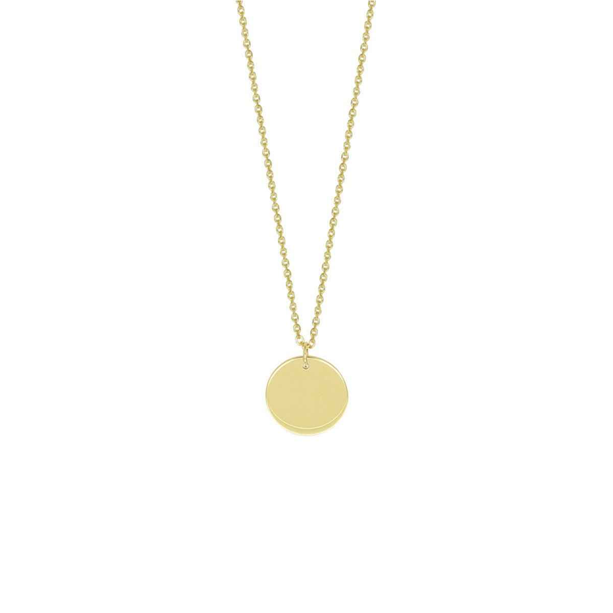 14K geelgoud graveercollier rondje 41 - 43 - 45 cm 4020570 - PansiteNederland.nl