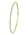 14K Geelgoud Bangle Diamant 0.61Ct H Si 1,5 X 60 Mm 4020584 - PansiteNederland.nl