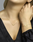 14K Geelgoud Armband Ovaal 17 - 19 Cm 4020592 - PansiteNederland.nl