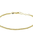 14K Geelgoud Armband Bolletjes Gediamanteerd 2,0 Mm 17 + 2 Cm 4020594 - PansiteNederland.nl