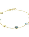 14K Geelgoud Armband Topaas 16 - 19 Cm 4020677 - PansiteNederland.nl