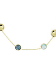 14K geelgoud collier topaas 42 - 45 cm 4020678 - PansiteNederland.nl