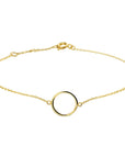 14K Geelgoud Armband Rondje 0,8 Mm 16,5 - 17,5 - 18,5 Cm 4020729 - PansiteNederland.nl