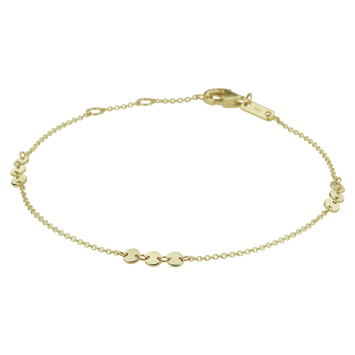 14K Geelgoud Armband Rondjes 17 - 18 - 19 Cm 4020746 - PansiteNederland.nl