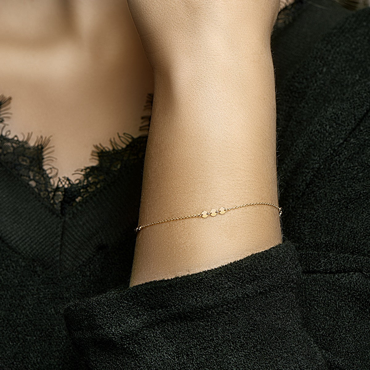 14K Geelgoud Armband Rondjes 17 - 18 - 19 Cm 4020746 - PansiteNederland.nl