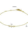 14K Geelgoud Armband Rondjes 17 - 18 - 19 Cm 4020746 - PansiteNederland.nl