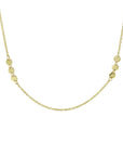 14K geelgoud collier rondjes 41 - 43 - 45 cm 4020747