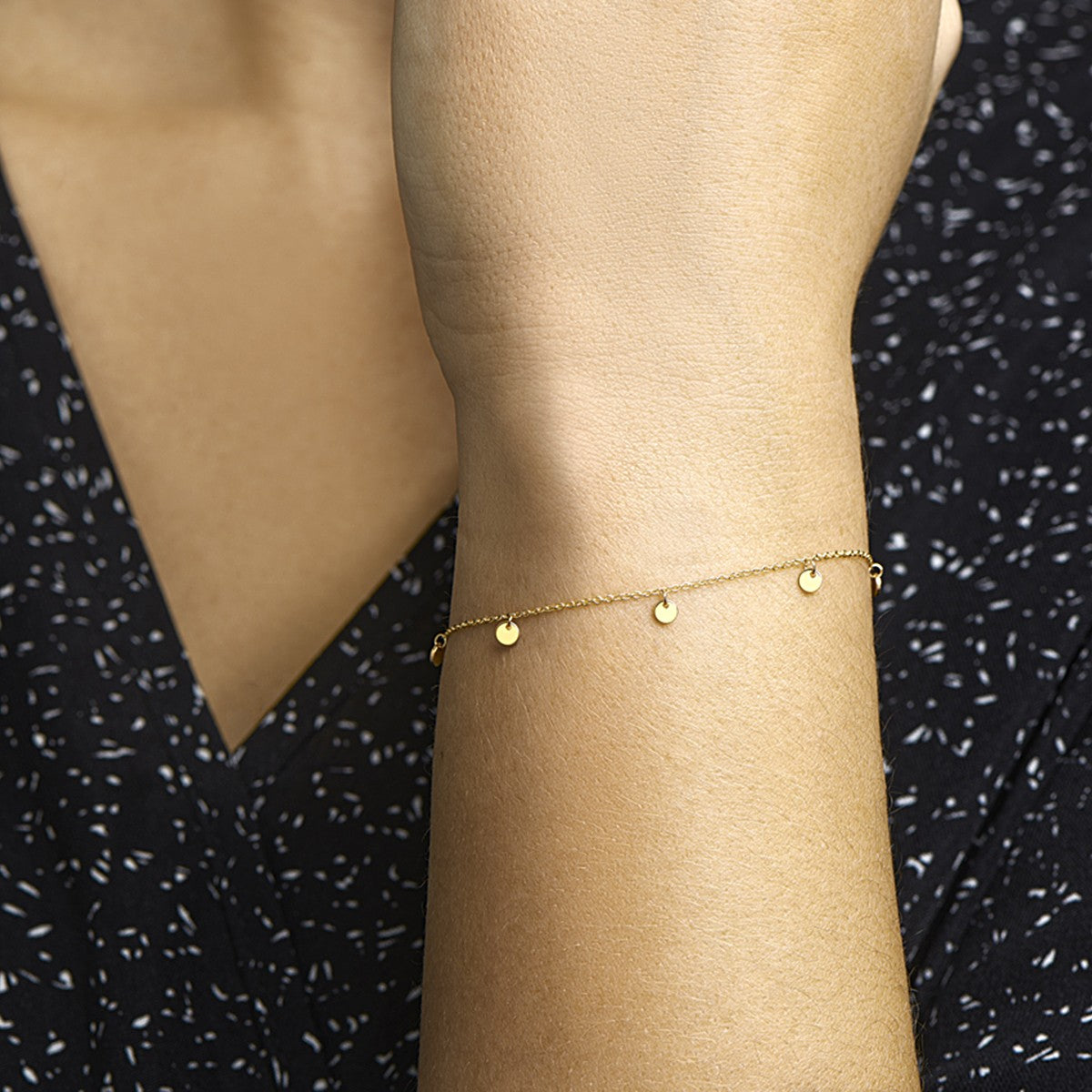 14K Geelgoud Armband Rondjes 17 - 18 - 19 Cm 4020752 - PansiteNederland.nl
