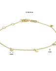14K Geelgoud Armband Rondjes 17 - 18 - 19 Cm 4020752 - PansiteNederland.nl