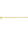14K Geelgouden enkelbandje singapore 1,4 mm 24 - 26 cm 4020829 - PansiteNederland.nl