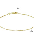 14K Geelgoud Singapore 1,1 mm 4020857 - PansiteNederland.nl