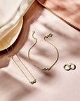 14K geelgoud collier infinity 41,5 - 44,5 cm 4020957 - PansiteNederland.nl