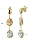 14K Geelgoud Oorhangers Rutiel Kwarts 4021002 - PansiteNederland.nl