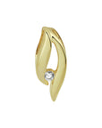 14K geelgoud hanger diamant 0.03ct h si 4021018 - PansiteNederland.nl