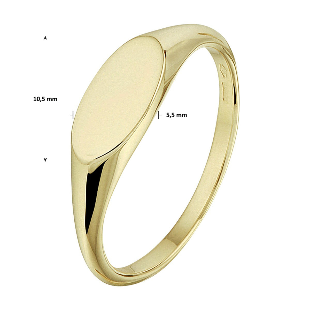 14K Geelgoud Graveerring 4021101 - PansiteNederland.nl