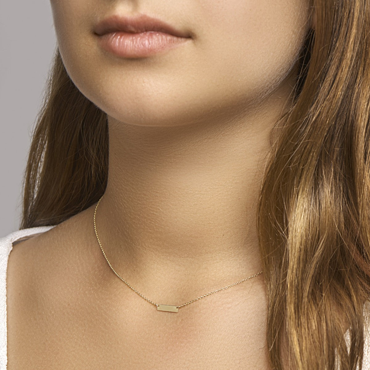 14K geelgoud graveercollier plaat 3,0 mm 40 - 42 - 44 cm 4021124 - PansiteNederland.nl