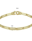 14K Geelgoud Armband 4,0 Mm 20 Cm 4021153